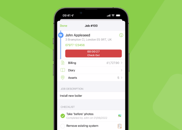 ServiceM8 Mobile Job Card